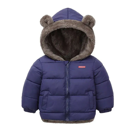Thick fleece coat for children