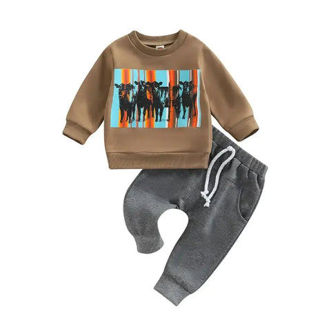 long-sleeved sweatshirt for children