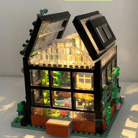 LED Glass House Café Playhouse for Children