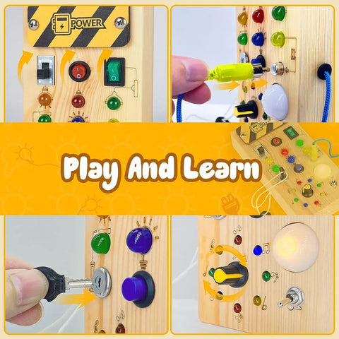 Sensory toy "Busy Board"