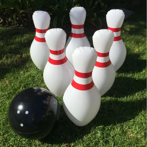 Giant inflatable bowling set for kids