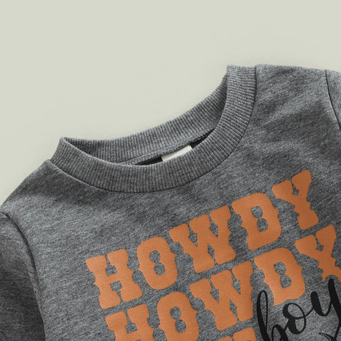 long-sleeved sweatshirt for children