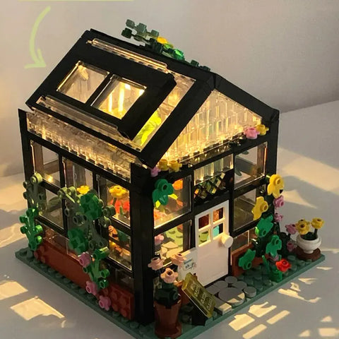 LED Glass House Café Playhouse for Children