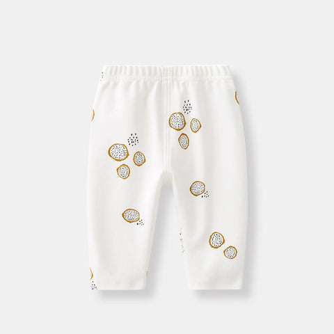 Baby Long Pants with Fruit Design