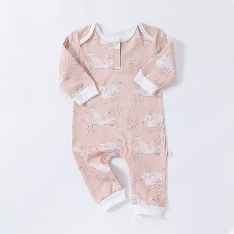 Baby Pajamas Unisex with Animal Pattern - Long Sleeves