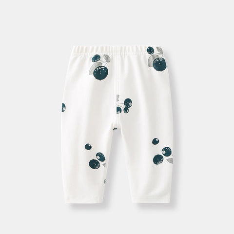 Baby Long Pants with Fruit Design