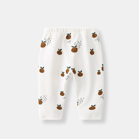 Baby Long Pants with Fruit Design