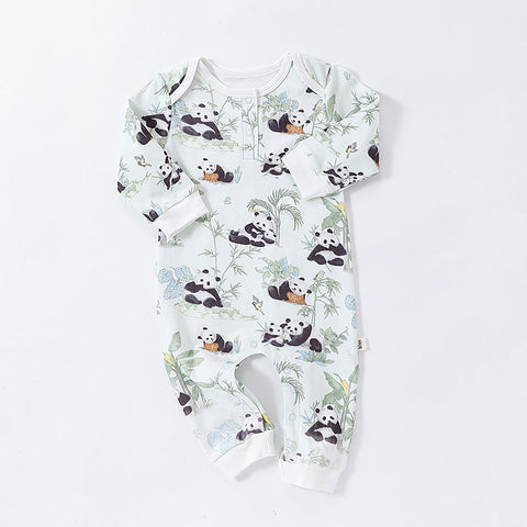 Baby Pajamas Unisex with Animal Pattern - Long Sleeves