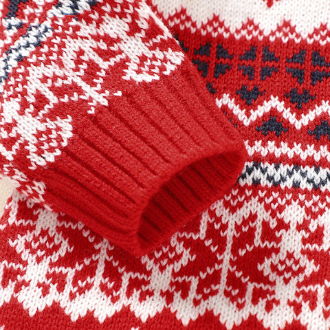 Baby Rompers with Christmas Pattern for Newborns