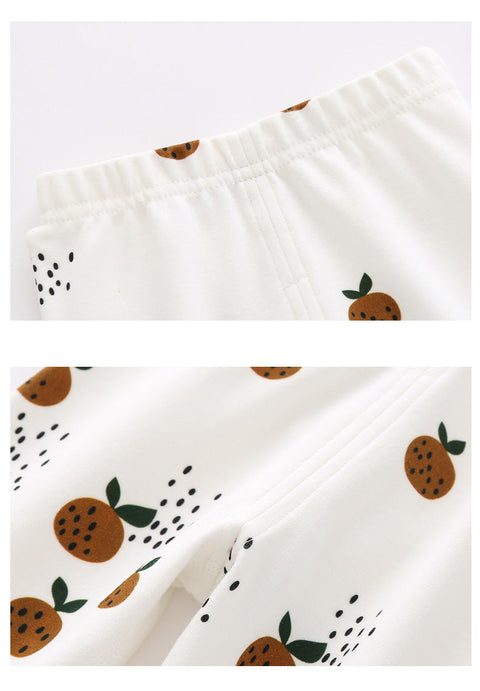 Baby Long Pants with Fruit Design