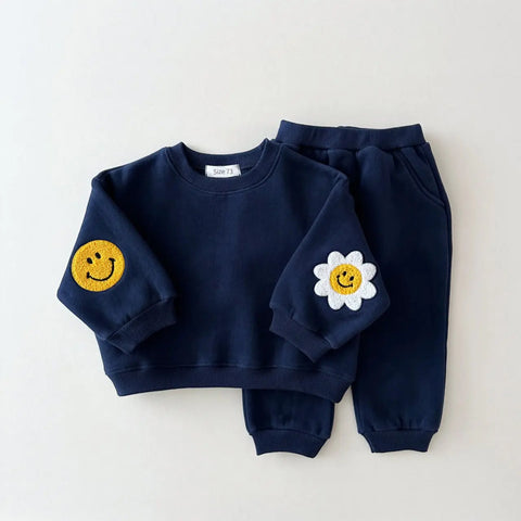 Warm winter tracksuit for babies