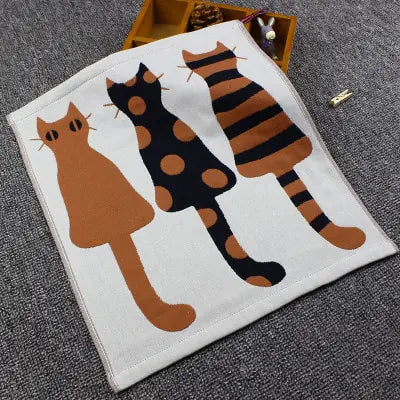 Entzückendes und praktisches dreilagiges weiches Baby-Badetuch aus Baumwolle 35 x 40 cm