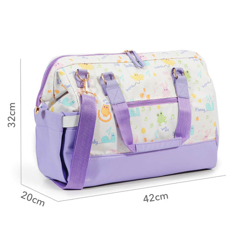 Milk&Moo Friends Wickeltasche Lila