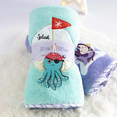 Milk&Moo Sailor Octopus Babykuscheldecke Atmungsaktiv