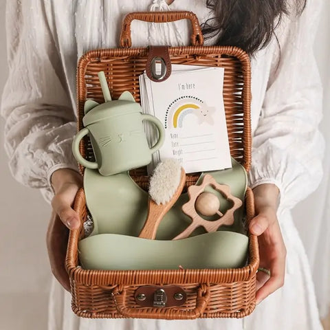 Baby-Fütterungsgeschirr-Box-Set Geschenk Box