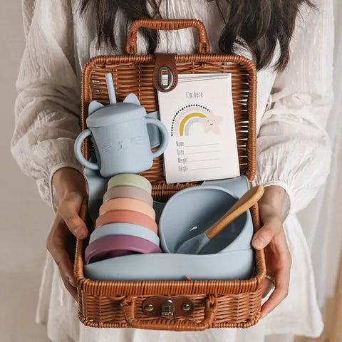 Baby-Fütterungsgeschirr-Box-Set Geschenk Box