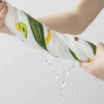 Absorbent baby bath towel
