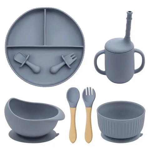 Baby Silicone Plate Set
