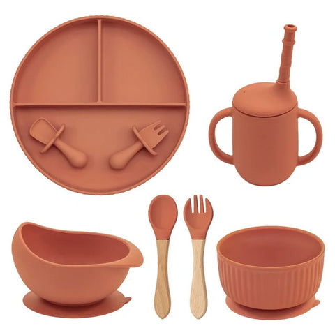 Baby Silicone Plate Set
