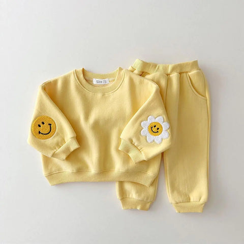 Warm winter tracksuit for babies