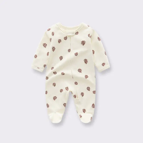 Knitted jumpsuit with feet for newborns