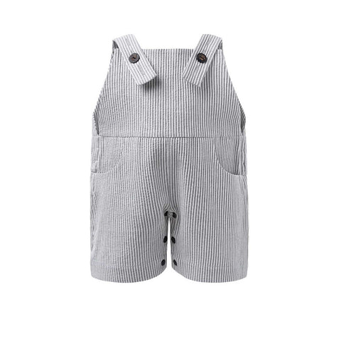 Stripe Bib Overalls-0