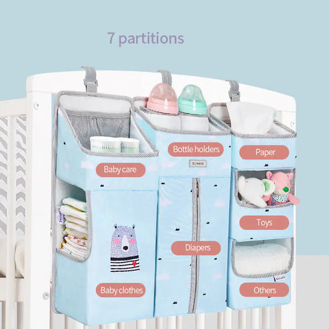 Sunveno Hanging Baby Crib Storage Organizer