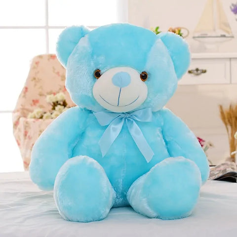 Glowing LED teddy bear
