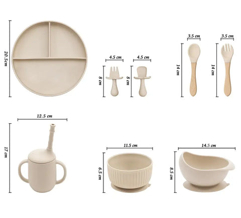 Baby Silicone Plate Set