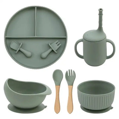 Baby Silicone Plate Set
