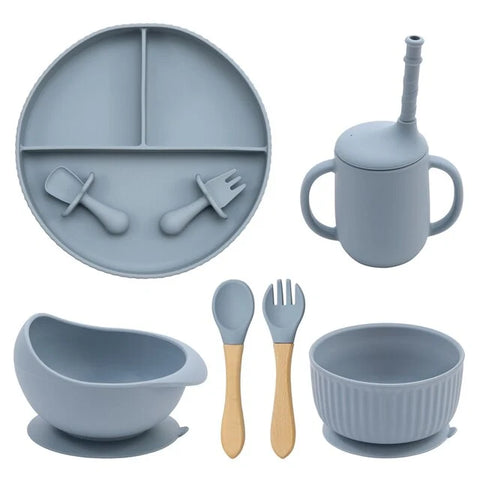 Baby Silicone Plate Set