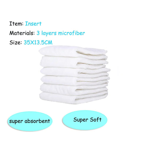 8-piece Happy Flute New OS Pocket adjustable diaper set