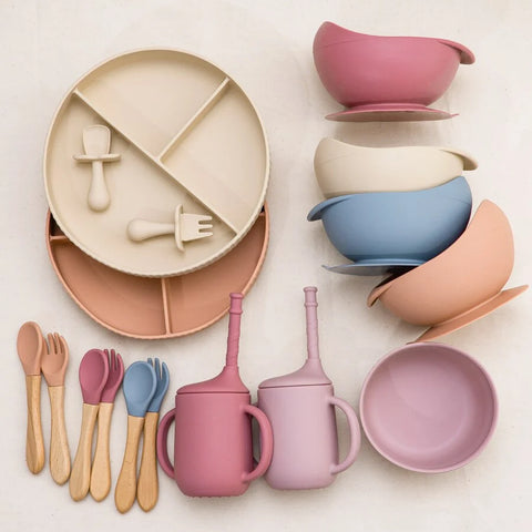 Baby Silicone Plate Set