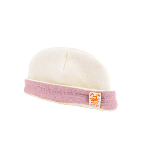 Papate - Neugeborenenmütze aus Bio-Baumwolle - Pink