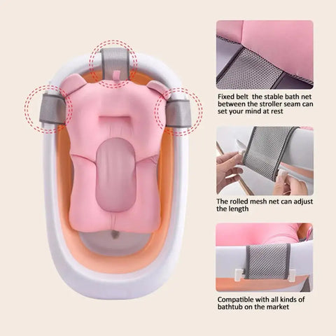 Portable Cartoon Baby Bathtub Pad