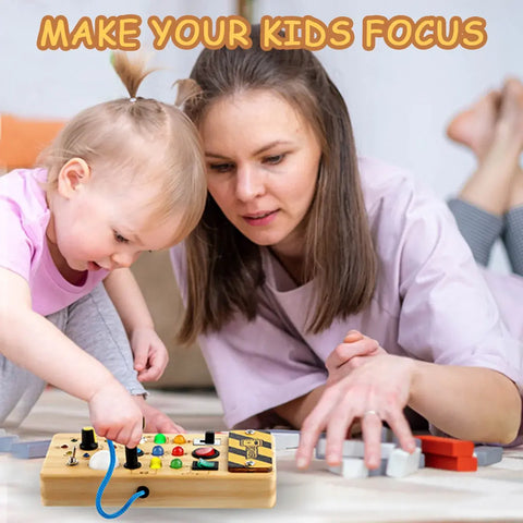 Sensory toy "Busy Board"