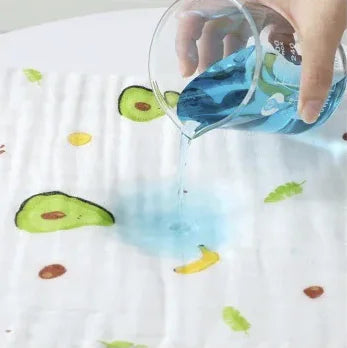 Absorbent baby bath towel