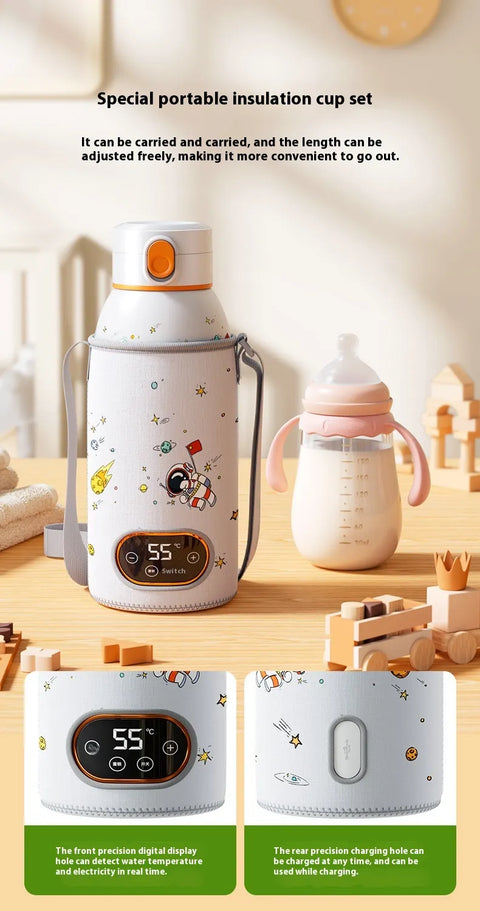 Baby Milchbecher mit Digitalanzeige - Kabellos Tragbar 500 ml