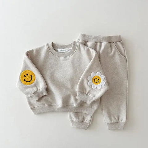 Warm winter tracksuit for babies