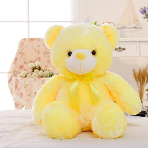Glowing LED teddy bear