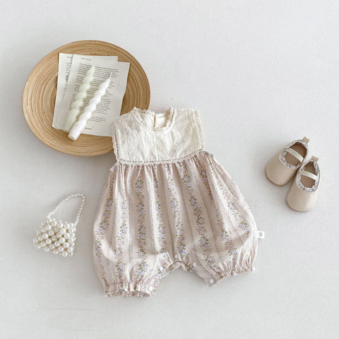 New Design Baby Girls Summer Dress Floral Pattern