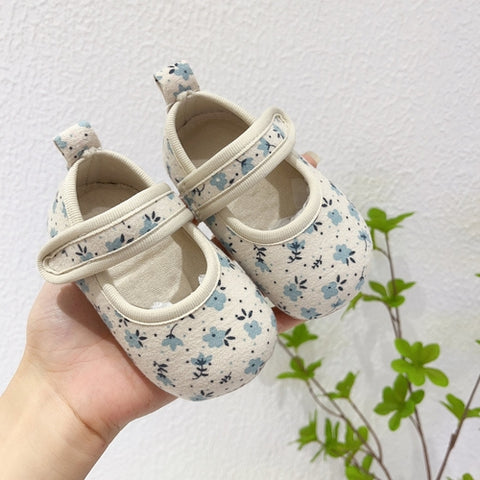 Baby Girls Toddler Shoes Flower Design