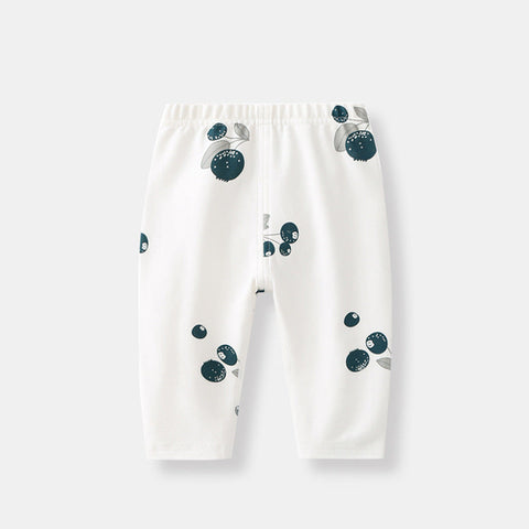 Baby Long Pants with Fruit Design