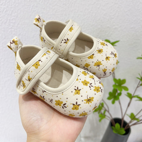 Baby Girls Toddler Shoes Flower Design