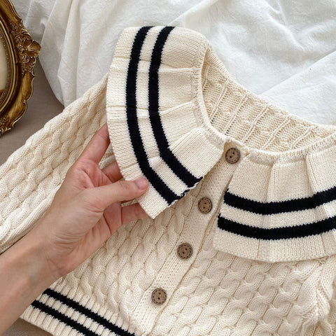 High Quality Handmade Dress Sets for Babies Khaki - Black