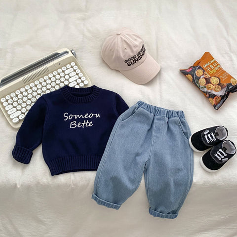 Baby Toddler Set - Sweater with Pants