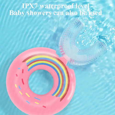 U-shaped silicone baby toothbrush