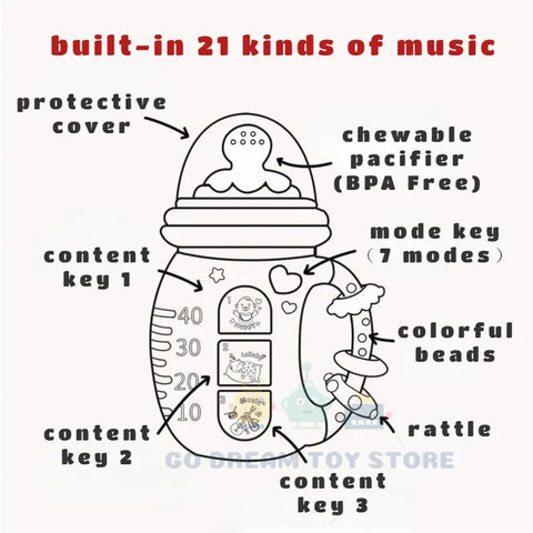 Baby Musical Baby Bottles