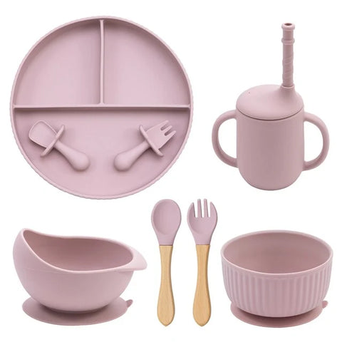 Baby Silicone Plate Set
