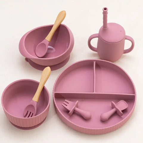 Baby Silicone Plate Set